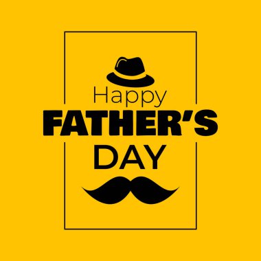 Babalar Günü Geçmişi. Poster, broşür, tebrik kartı, web sitesi başlığı. Vektör Illustration EPS10