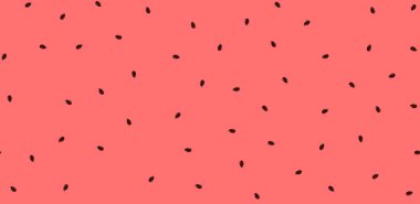 Karpuzlu, düz, yaz arkaplanı. Vektör İllüstrasyonu