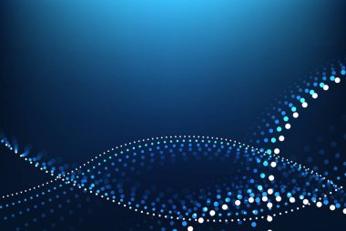 Soyut mavi eğimli geometrik arkaplan. Vektör İllüstrasyonu