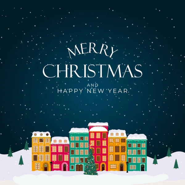 Noel Tatil Partisi Geçmişi. Mutlu yıllar ve Mutlu Noeller Poster Şablonu. Vektör Illustration EPS10