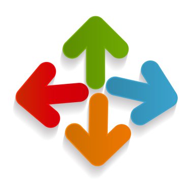 İş Vektörü İllüstrasyonu için Infographic Şablonları.