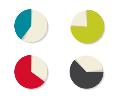 İş Vektörü İllüstrasyonu için Infographic Şablonları.