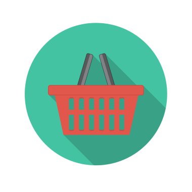 Parlak vektör çizim Lon ile alışveriş düz tasarım konsepti