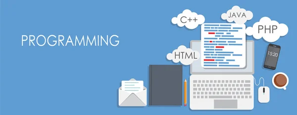 Düz kavramı vektör çizim kodlama programlama