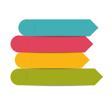 İş Vektörü İllüstrasyonu için Infographic Şablonları.