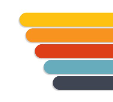 İş Vektörü İllüstrasyonu için Infographic Şablonları.