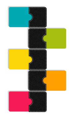 İş Vektörü İllüstrasyonu için Infographic Şablonları.