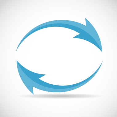 Vektör tazeleme simgesi illüstrasyonu