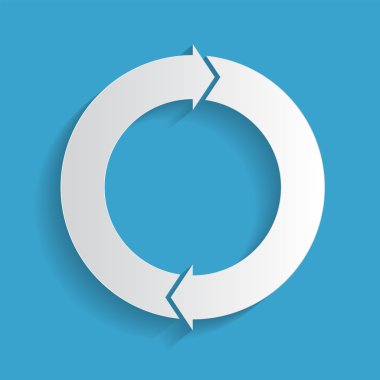 Vektör tazeleme simgesi illüstrasyonu