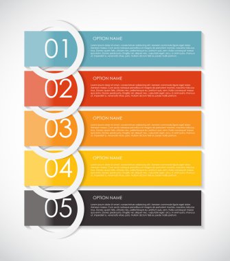 İş vektörü illüstrasyonu için bilgi şablonları. eps10