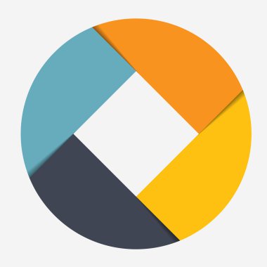 İş Vektörü İllüstrasyonu için Infographic Şablonları.