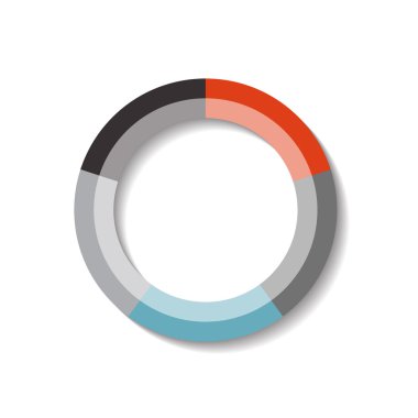 İş Vektörü İllüstrasyonu için Infographic Şablonları.