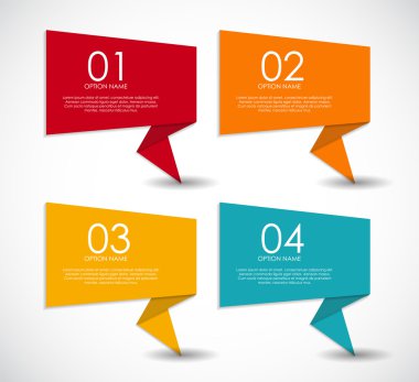 İş Vektörü İllüstrasyonu için Infographic Şablonları.