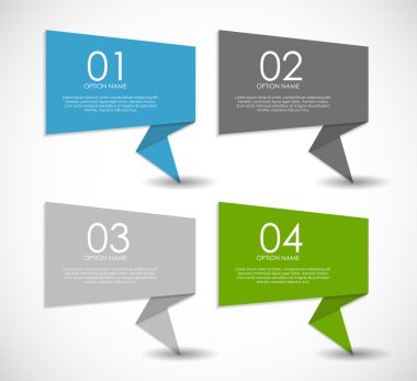 İş Vektörü İllüstrasyonu için Infographic Şablonları.