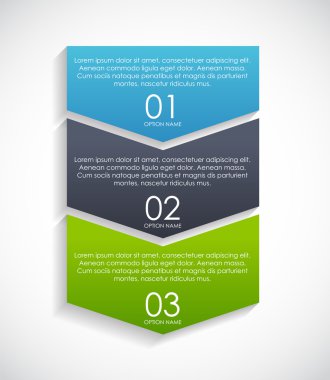 İş Vektörü İllüstrasyonu için Infographic Şablonları.