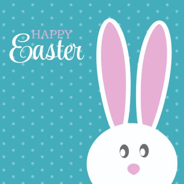 Mutlu Paskalya arka plan vektör çizim