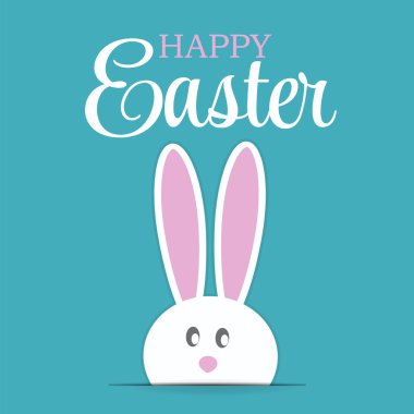 Mutlu Paskalya arka plan vektör çizim