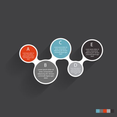 Infographic şablonları iş için