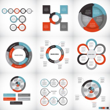 Infographic şablonları iş için