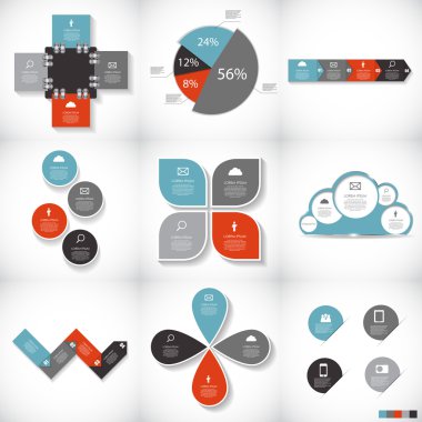 Infographic şablonları iş için