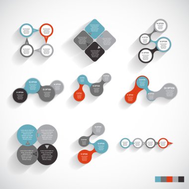 Infographic şablonları iş için