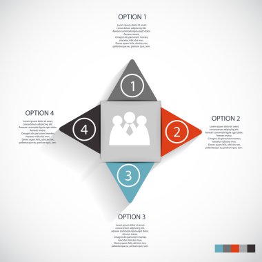 Infographic şablonları iş için