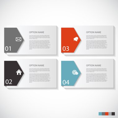 Infographic şablonları iş için