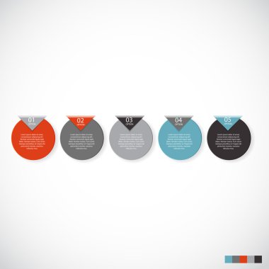 Infographic şablonları iş için