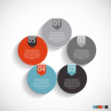 Infographic şablonları iş için
