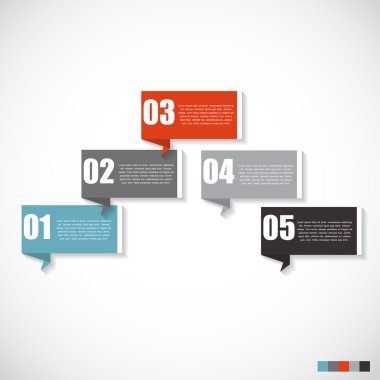 Infographic şablonları iş için