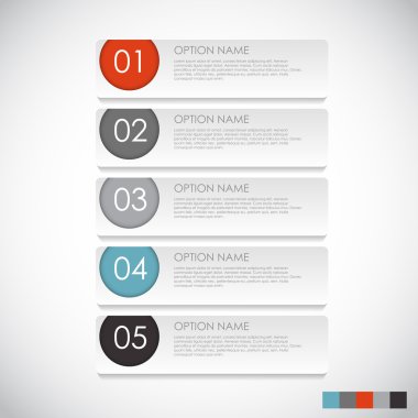 Infographic şablonları iş için