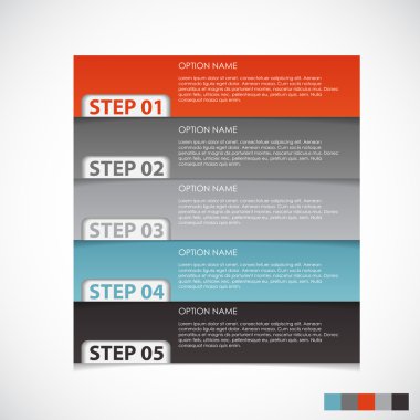 Infographic şablonları iş için