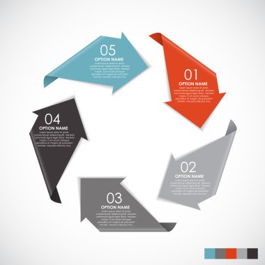 Infographic şablonları iş için