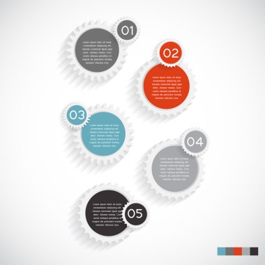 Infographic şablonları iş için