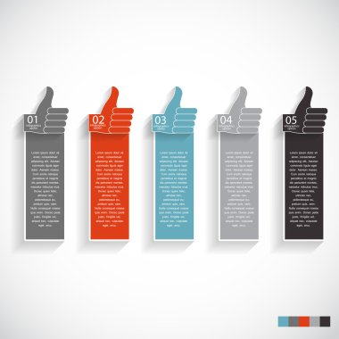 Infographic şablonları iş için