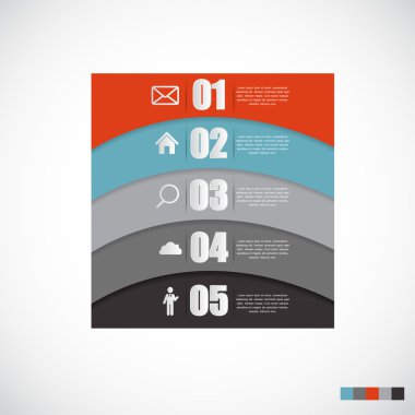 Infographic şablonları iş için