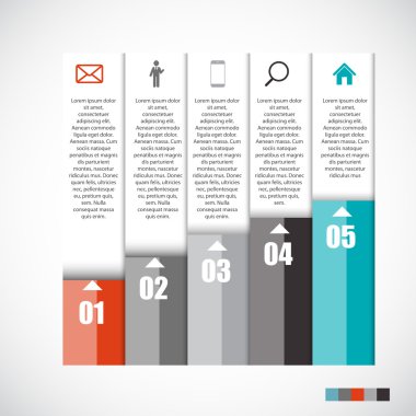 Infographic şablonları iş için