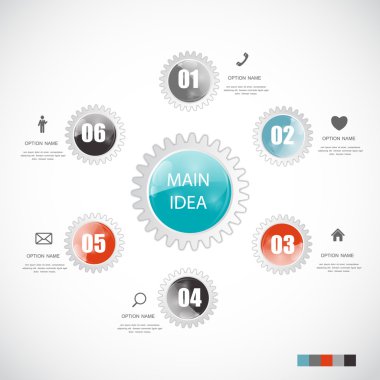 Infographic şablonları iş için