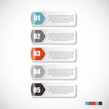 Infographic şablonları iş için