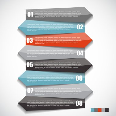 Infographic şablonları iş için