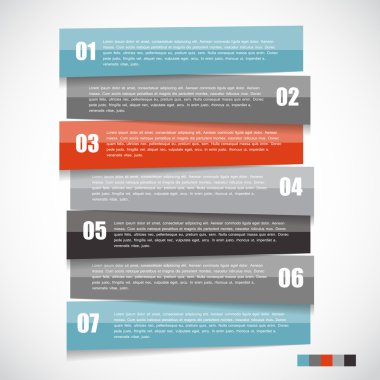 Infographic şablonları iş için