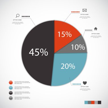 Infographic şablonları iş için