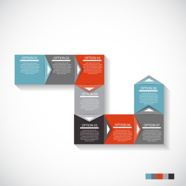 Infographic şablonları iş için