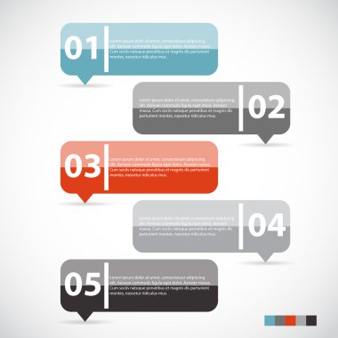 Infographic şablonları iş için