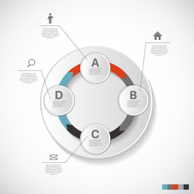Infographic şablonları iş için