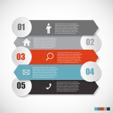 Infographic şablonları iş için