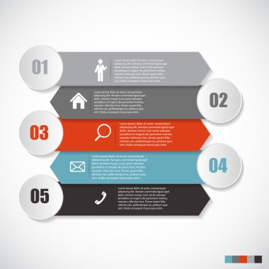 Infographic şablonları iş için