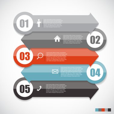 Infographic şablonları iş için