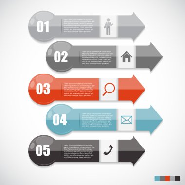 Infographic şablonları iş için