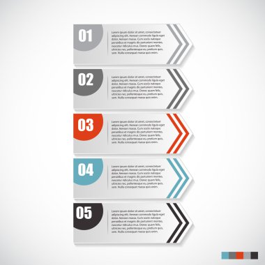 Infographic şablonları iş için